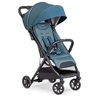 Inglesina Inglesina Quid 2+ Tek El Tek Hamle ile Katlanıp Açılan Kabin Boy Bebek Arabası Midnight Blue