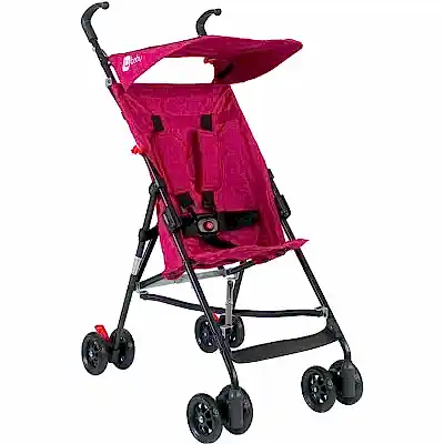 4 Baby Kolay Katlanabilen Eko Baston Bebek Arabası Pembe