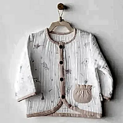 Andy Wawa Kız Bebek Ceket Müslin Love Family Ekru