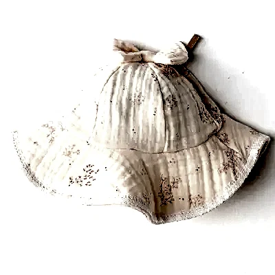 Andy Wawa Kız Şapka Müslin Pretty Flowers Açık Somon