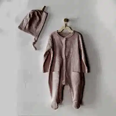 Andy Wawa Unisex Tulum Şapka Takım Modal Pembe