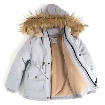 Angeltouch Erkek Parka Kaban Gri