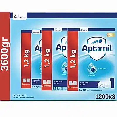 Aptamil 1 Devam Sütü 1200 Gr x3