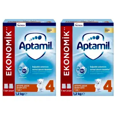 Aptamil 4 Devam Sütü 1200 Gr x2
