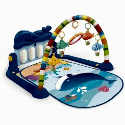 Babycim Balina Piyanolu Oyun Halısı