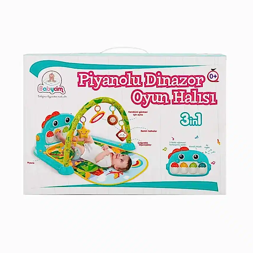 Babycim Dinozor Piyanolu Oyun Halısı - 6