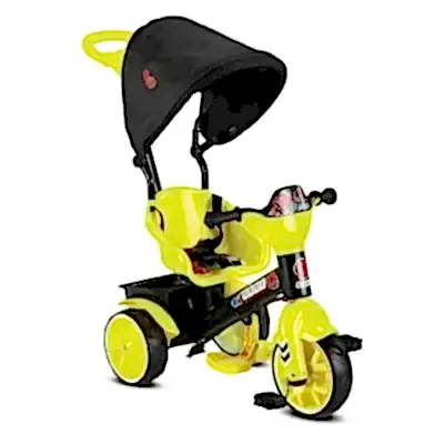 Babyhope Bobo Tenteli İtmeli Bisiklet Sarı