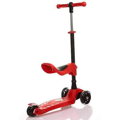 Babyhope Oturaklı Scooter 2in1 Kırmızı