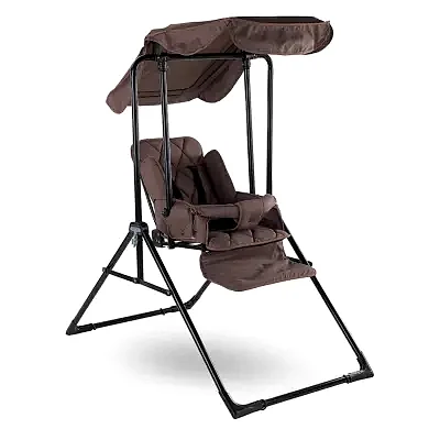 Babyhope Yatarlı Salıncak Kahverengi