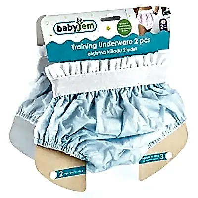 Babyjem Alıştırma Külodu 2li Mavi