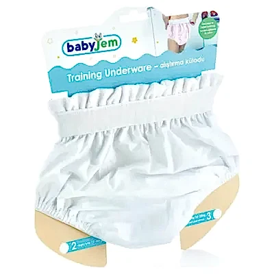 Babyjem Alıştırma Külodu Beyaz