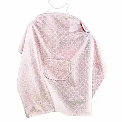 Babyjem Cepli Emzirme Önlüğü Pembe Yonca