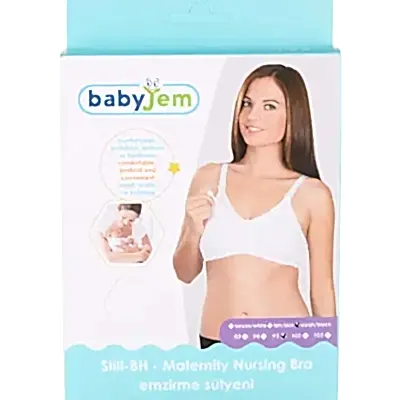 Babyjem Emzirme Sütyeni 100 Beden Beyaz
