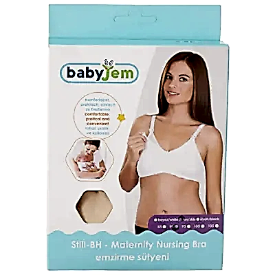 Babyjem Emzirme Sütyeni 105 Beden Ten