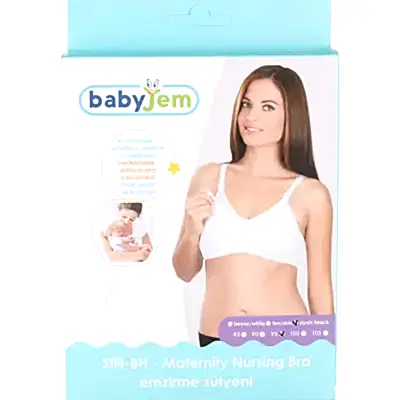 Babyjem Emzirme Sütyeni 95 Beden Beyaz
