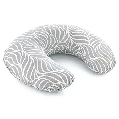 Babyjem Emzirme ve Destek Minderi Gri Yaprak