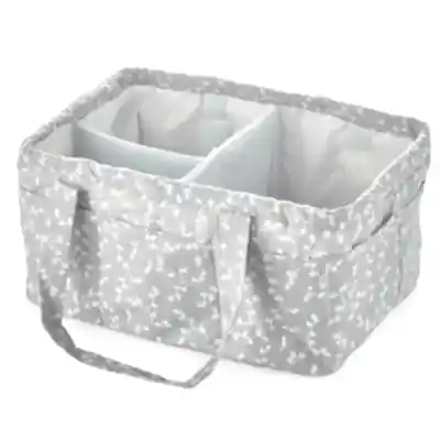 Babyjem Katlamalı Anne ve Bebek Organizer Gri Çiçek