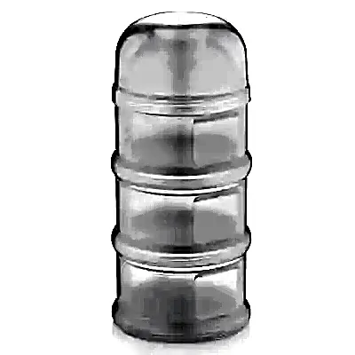 Babyjem Katlı Toz Mama Saklama Kabı Beyaz