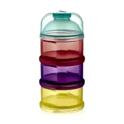 Babyjem Katlı Toz Mama Saklama Kabı Renkli
