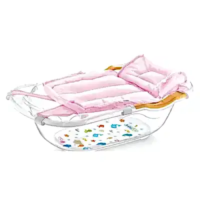 Babyjem Köpüklü Bebek Küvet Filesi Pembe