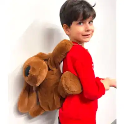 Babyjem Peluş Çanta Köpek Kahverengi 