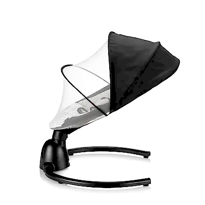 Bagi Dastana Black Otomatik Sallanır Müzikli Zaman Ayarlı Ana Kucağı Black  - 3