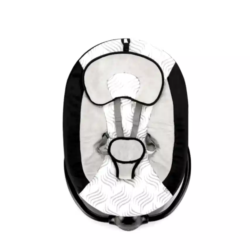 Bagi Dastana Black Otomatik Sallanır Müzikli Zaman Ayarlı Ana Kucağı Black  - 6