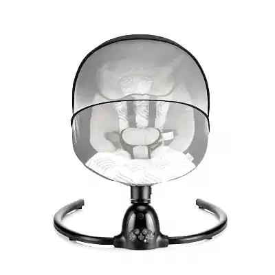 Bagi Dastana Black Otomatik Sallanır Müzikli Zaman Ayarlı Ana Kucağı Black  - 9