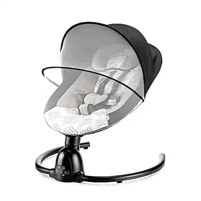 Bagi Dastana Black Otomatik Sallanır Müzikli Zaman Ayarlı Ana Kucağı Black 