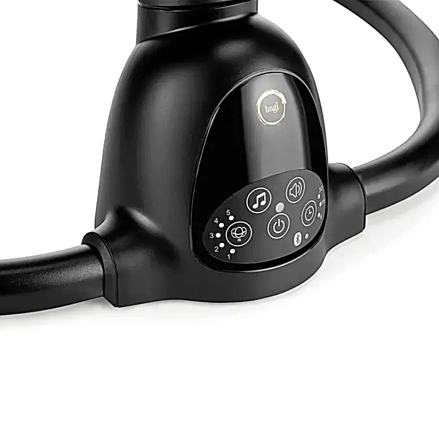 Bagi Dastana Black Otomatik Sallanır Müzikli Zaman Ayarlı Ana Kucağı Black  - 12