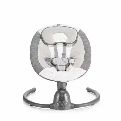 Bagi Dastana Black Otomatik Sallanır Müzikli Zaman Ayarlı Ana Kucağı Grey - 6