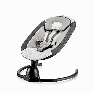 Bagi Dastana Black Otomatik Sallanır Müzikli Zaman Ayarlı Ana Kucağı Grey - 3