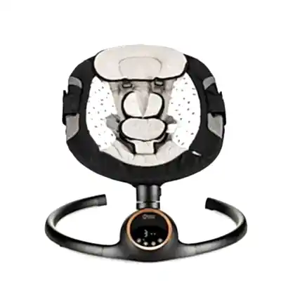 Bagi Dastana Otomatik Sallanır Müzikli  Zaman Ayarlı Ana Kucağı Black Gold - 5