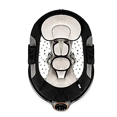 Bagi Dastana Otomatik Sallanır Müzikli  Zaman Ayarlı Ana Kucağı Black Gold - 7