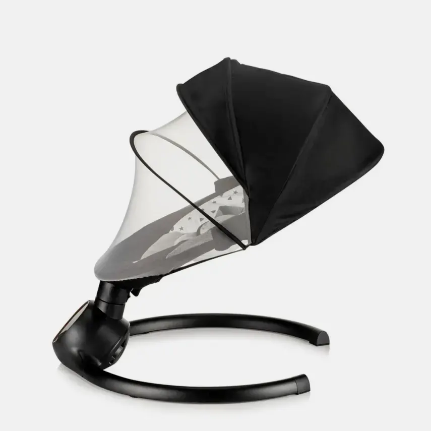 Bagi Dastana Otomatik Sallanır Müzikli  Zaman Ayarlı Ana Kucağı Black Gold - 9