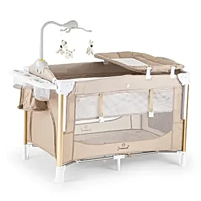Bagi Dreamcot Anne Yanı Oyun Parkı 70x110 cm Beige