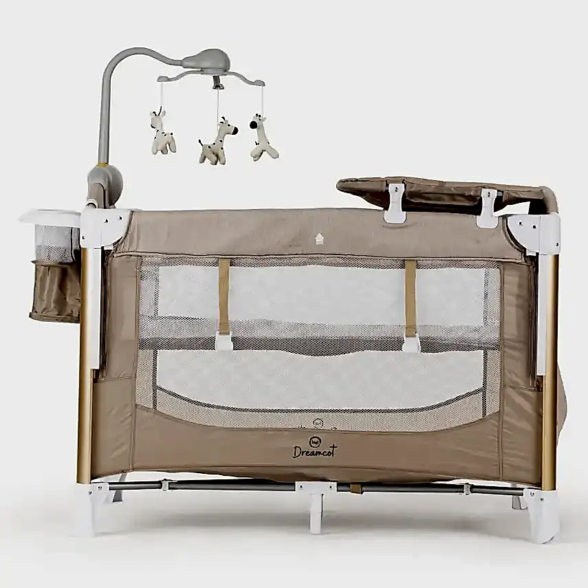 Bagi Dreamcot Anne Yanı Oyun Parkı 70x110 cm Beige - 5