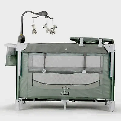 Bagi Dreamcot Anne Yanı  Oyun Parkı 70X110 Cm Green - 8