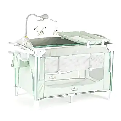 Bagi Dreamcot Anne Yanı  Oyun Parkı 70X110 Cm Green