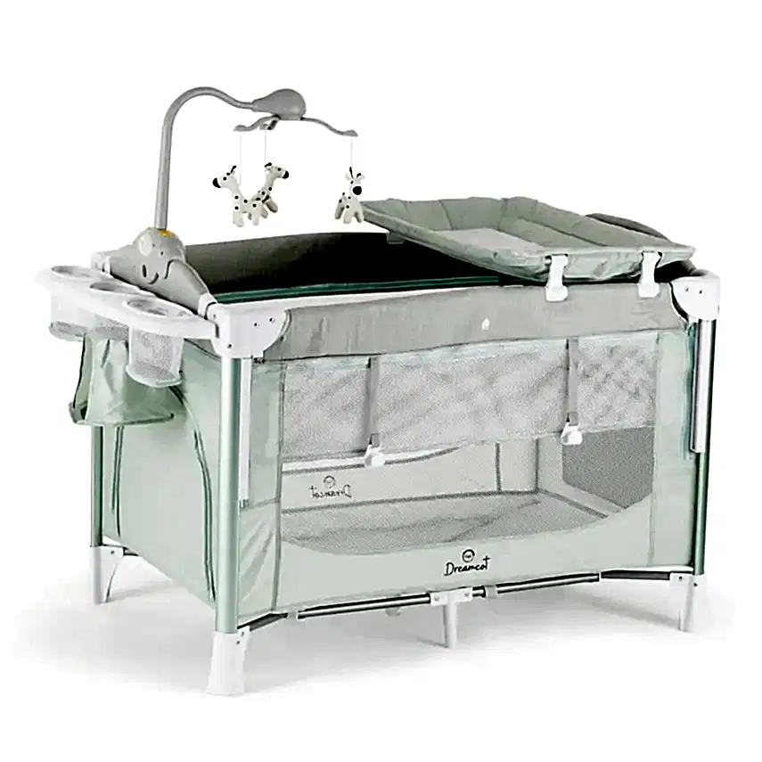 Bagi Dreamcot Anne Yanı  Oyun Parkı 70X110 Cm Green - 1