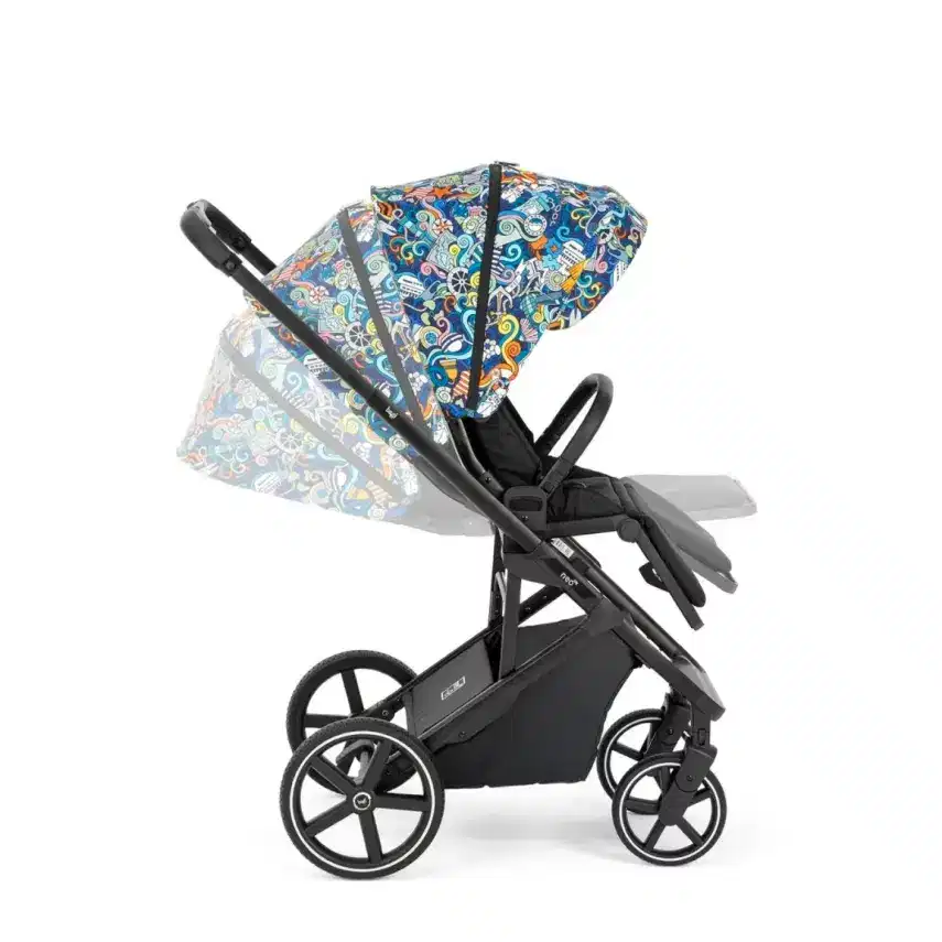 Bagi Neo Big Çift Yönlü Tek Elle Açılır Kapanır Bebek Arabası Multicolor - 4