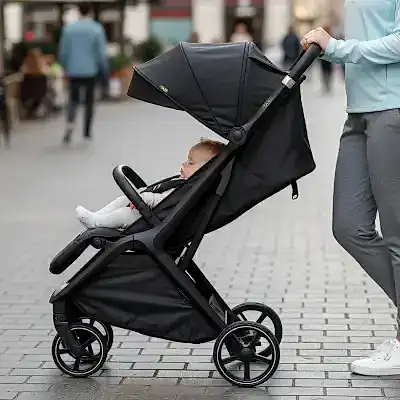 Bagi Taxi Tek Elle Katlanabilir Ultra Hafif Kabin Bebek Arabası Black - 19