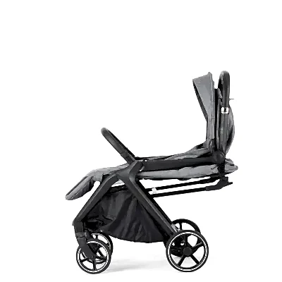 Bagi Taxi Tek Elle Katlanabilir Ultra Hafif Kabin Bebek Arabası Grey - 8