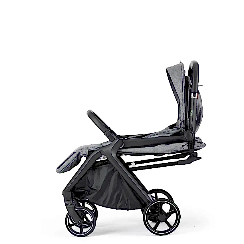 Bagi Taxi Tek Elle Katlanabilir Ultra Hafif Kabin Bebek Arabası Grey - 8