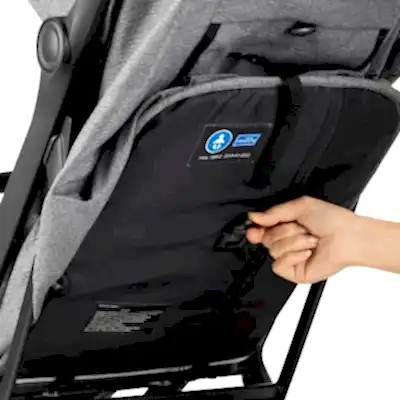 Bagi Taxi Tek Elle Katlanabilir Ultra Hafif Kabin Bebek Arabası Grey - 11