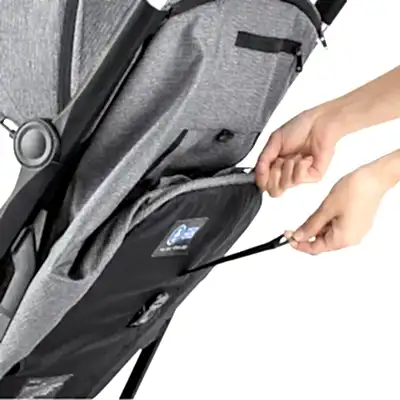 Bagi Taxi Tek Elle Katlanabilir Ultra Hafif Kabin Bebek Arabası Grey - 20