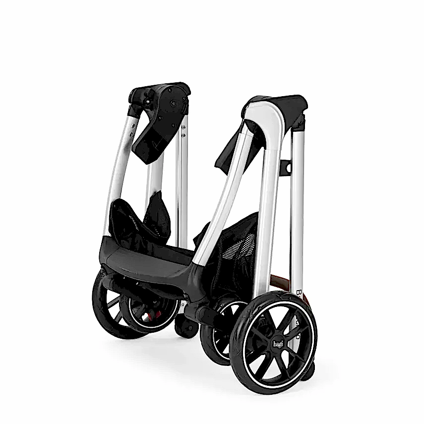 Bagi Techno Autofold Çift Yönlü Kolay Katlanabilir Bebek Arabası Gri - 15