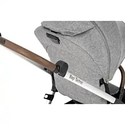 Bagi Techno Autofold Çift Yönlü Kolay Katlanabilir Bebek Arabası Gri - 17