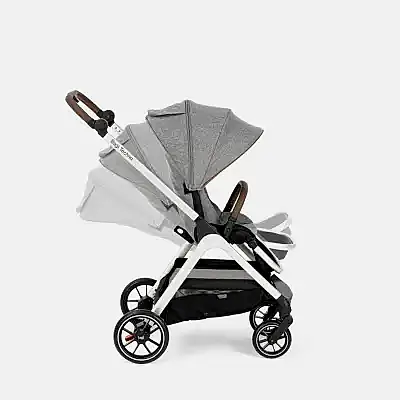 Bagi Techno Autofold Çift Yönlü Kolay Katlanabilir Bebek Arabası Gri - 4