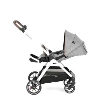 Bagi Techno Autofold Çift Yönlü Kolay Katlanabilir Bebek Arabası Gri - 9
